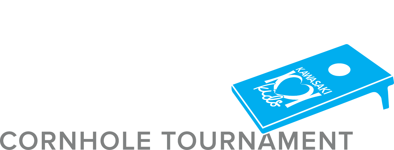 logo: kawasaki kids cornhole tournament